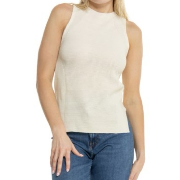 Peter Millar Campbell Ottoman Rib Sweater Ivory - L - Picture 3 of 7